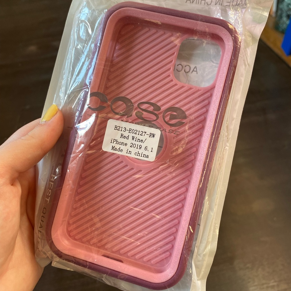 Maroon Pink iPhone 11 Case